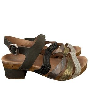 Dansko Maribeth Strappy Sandals, Size 40 (9.5-10)
